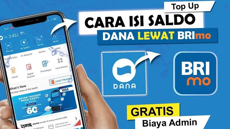 Ketahui Cara Mudah Top Up DANA Via BRImo dan ATM BRI, Begini Caranya