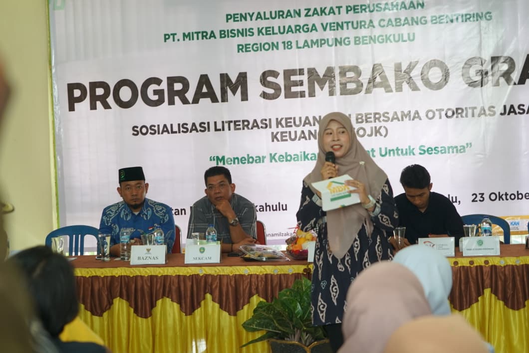 MBK Ventura dan Baznas Salurkan 350 Paket Sembako di Muara Bangkahulu Kota Bengkulu