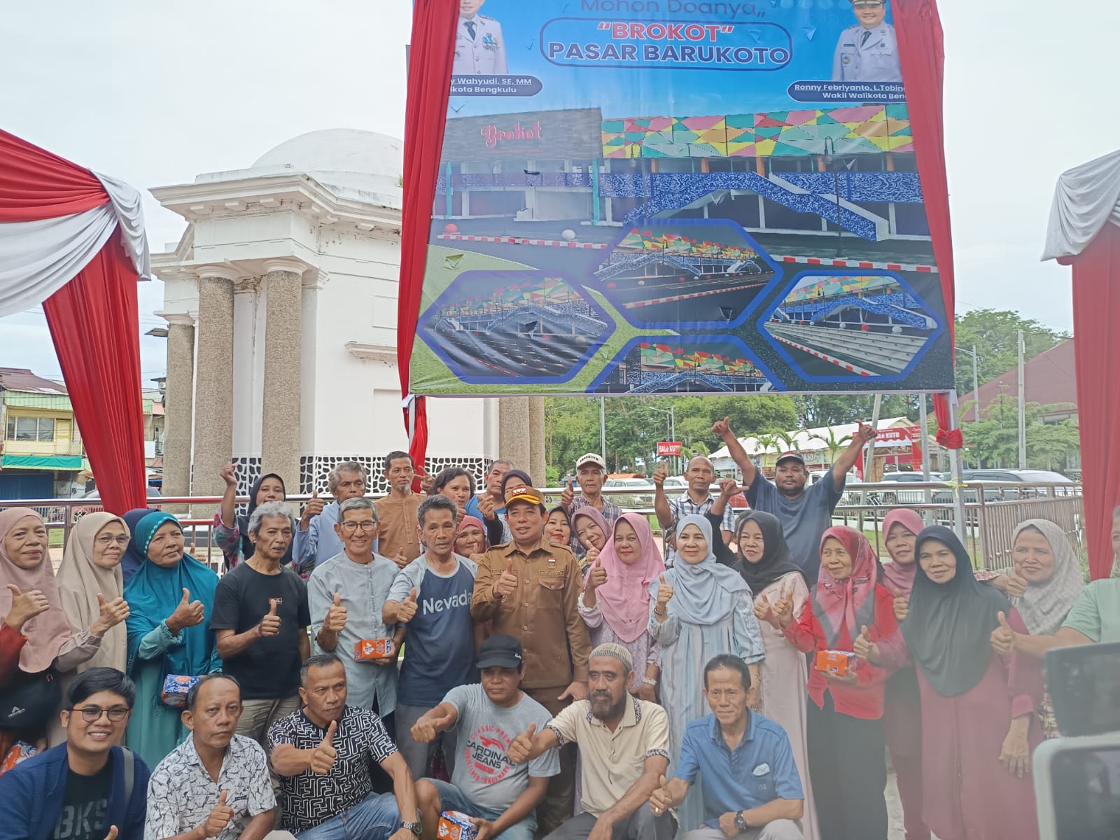 Pembangunan Dimulai, Nama Pasar Baru Koto Diubah Jadi Pasar Brokot