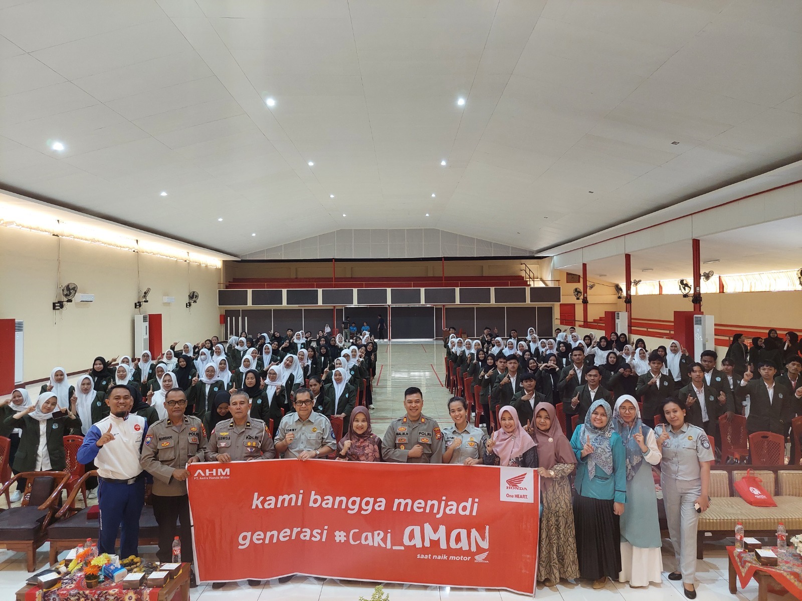 Seminar #Cari_Aman: Kolaborasi Astra Motor, Polresta, dan Jasa Raharja di Bengkulu