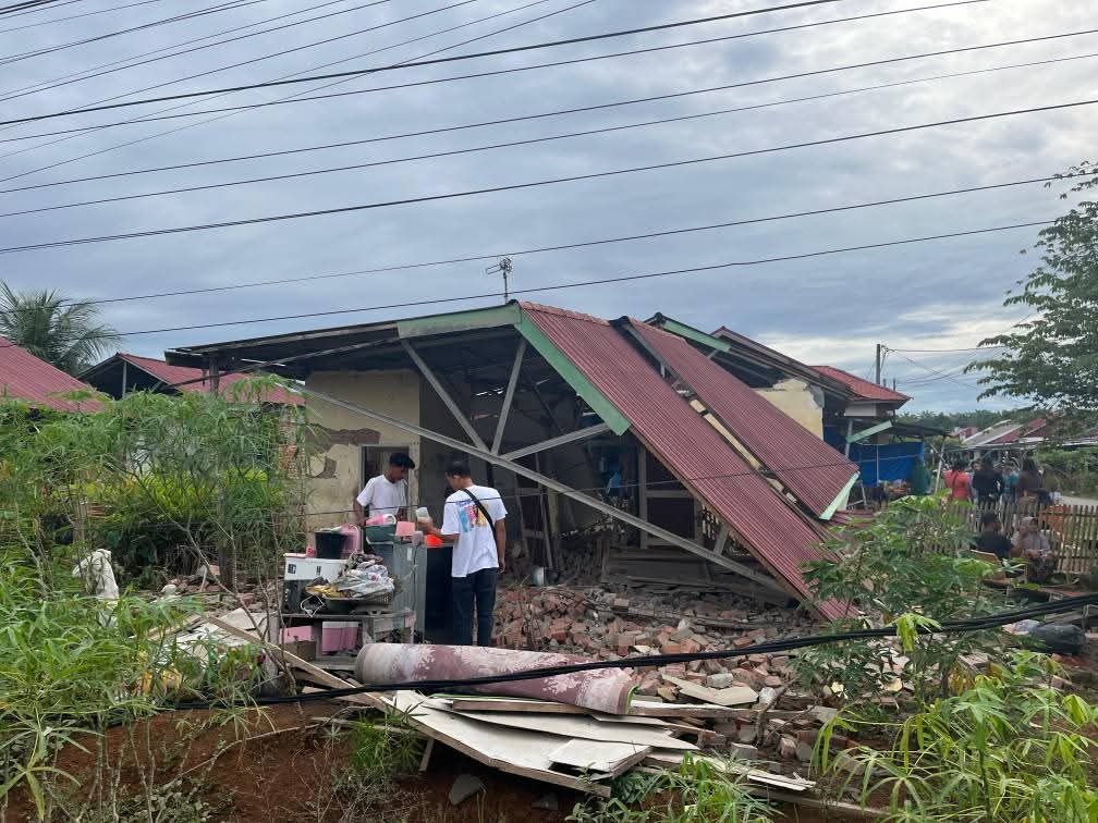 Gempa Bengkulu, Data Sementara di Kelurahan Betungan 50 Rumah Rusak