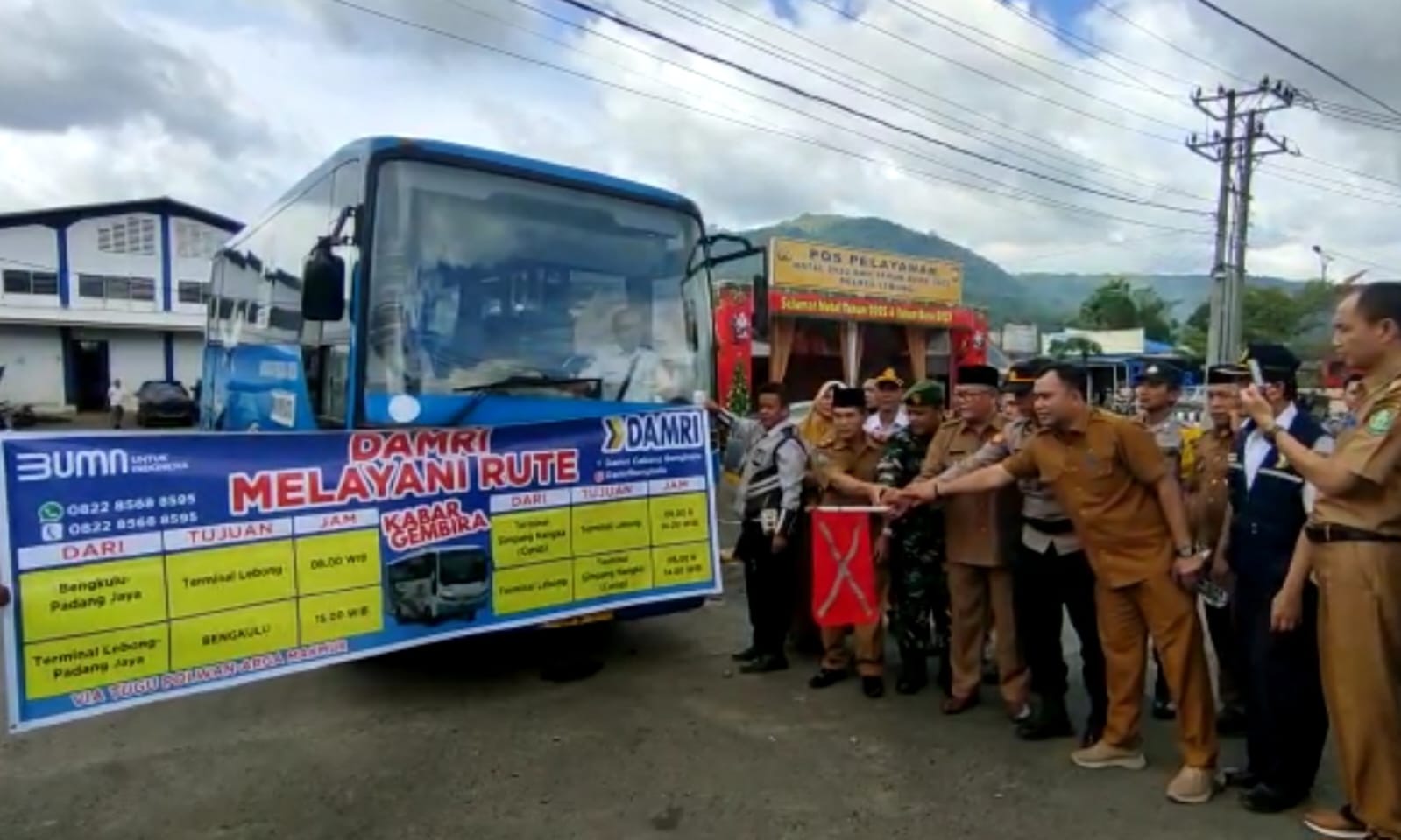 Bus Damri Beroperasi di Lebong, Ini Rute dan Tarifnya