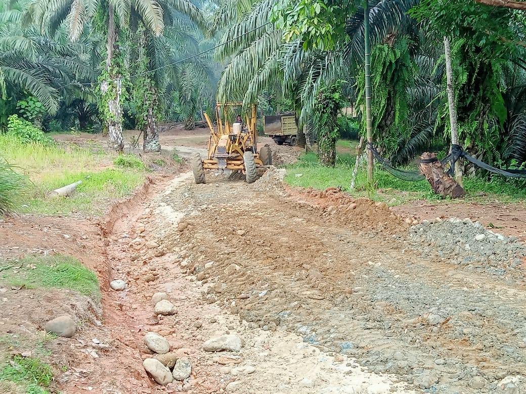 Berkat Kolaborasi Bersama, Pengerjaan Pembangunan Jalan TMMD Sudah 60 Persen