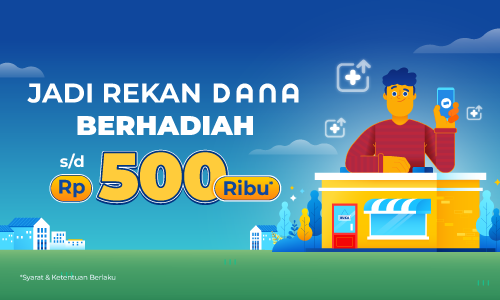 Gabung Jadi Rekan DANA, Menangkan Saldo DANA Sampai Dengan Rp500.000