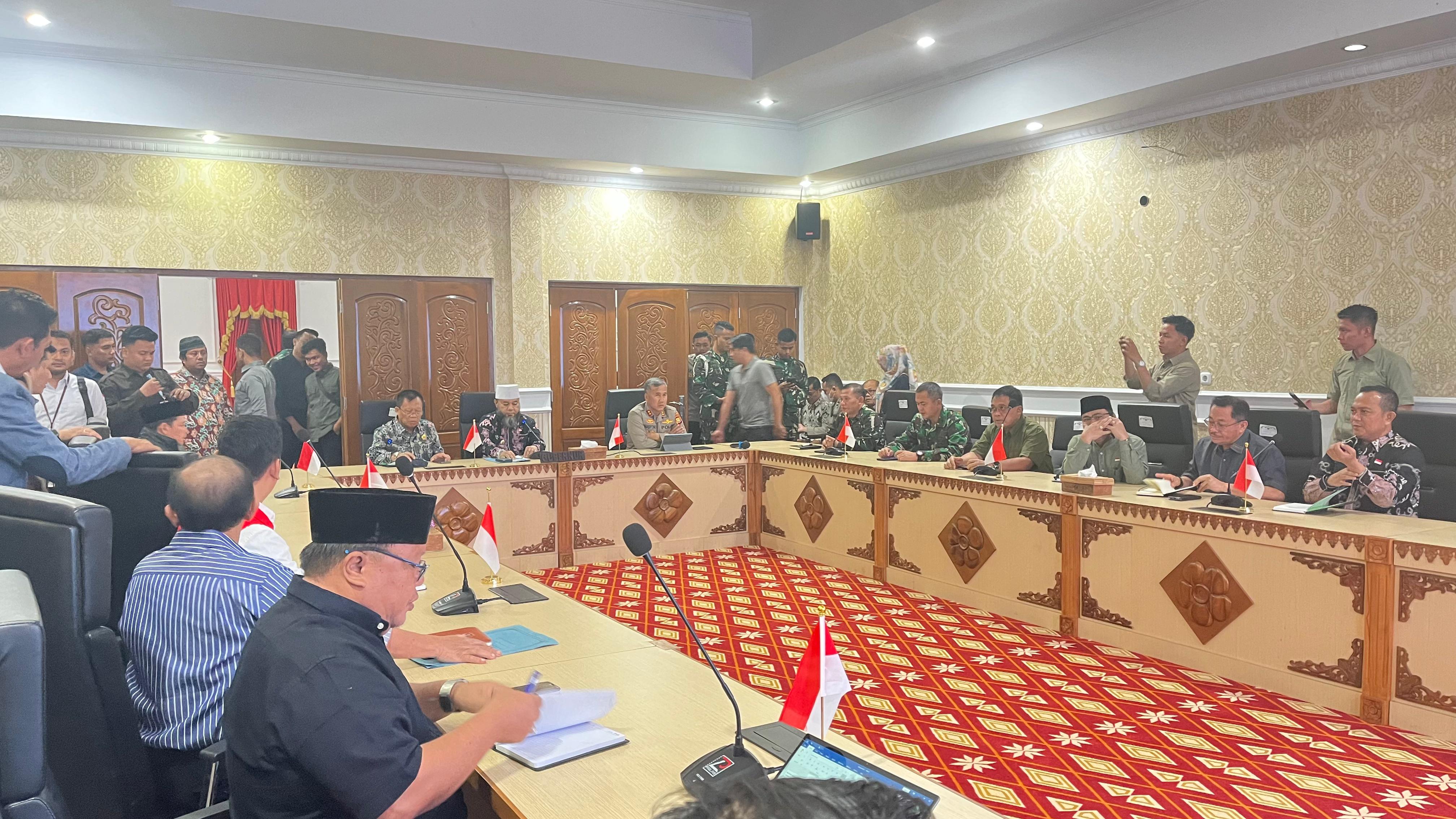 Kumpulkan Jajaran Forkopimda, Gubernur Helmi Bahas Persiapan Jelang Idulfitri