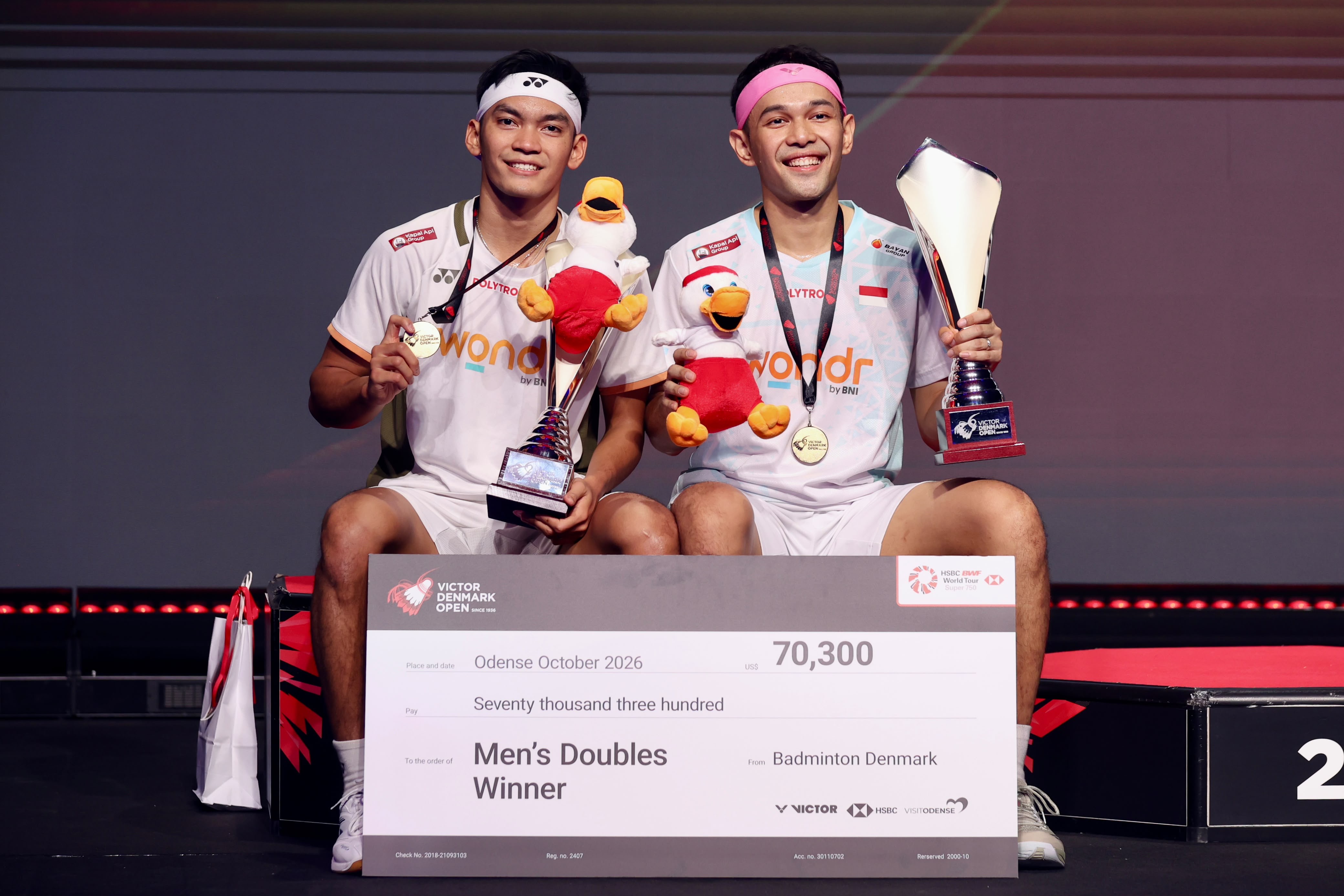 Juara Denmark Open 2026, Fajar/Fikri Sukses Tebus Kekalahan Tahun Lalu