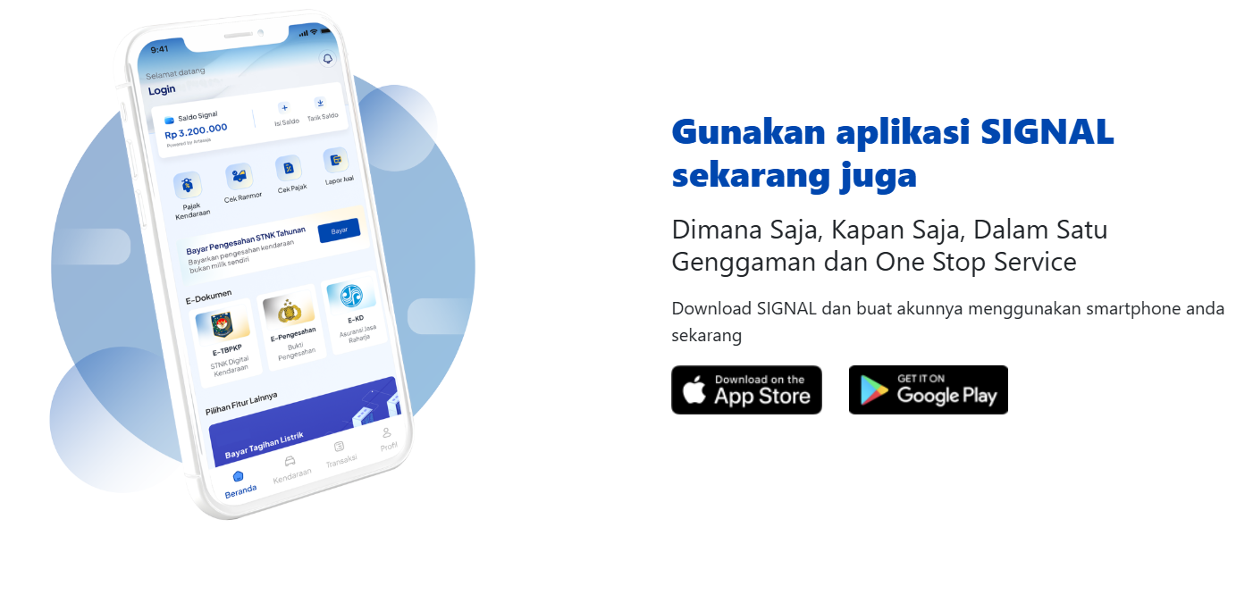 Bayar Pajak Kendaraan 2026 Tanpa Antre, Simak Alur Pengesahan STNK di Aplikasi SIGNAL