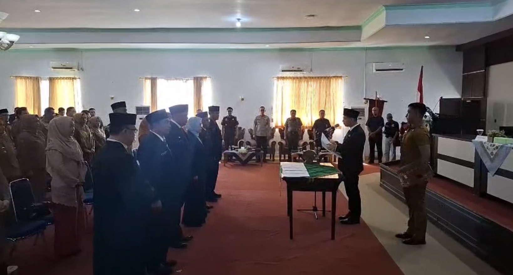 Iwan Badar Resmi Jabat Sekda Rejang Lebong, Wabup: Hasil Seleksi Terbuka