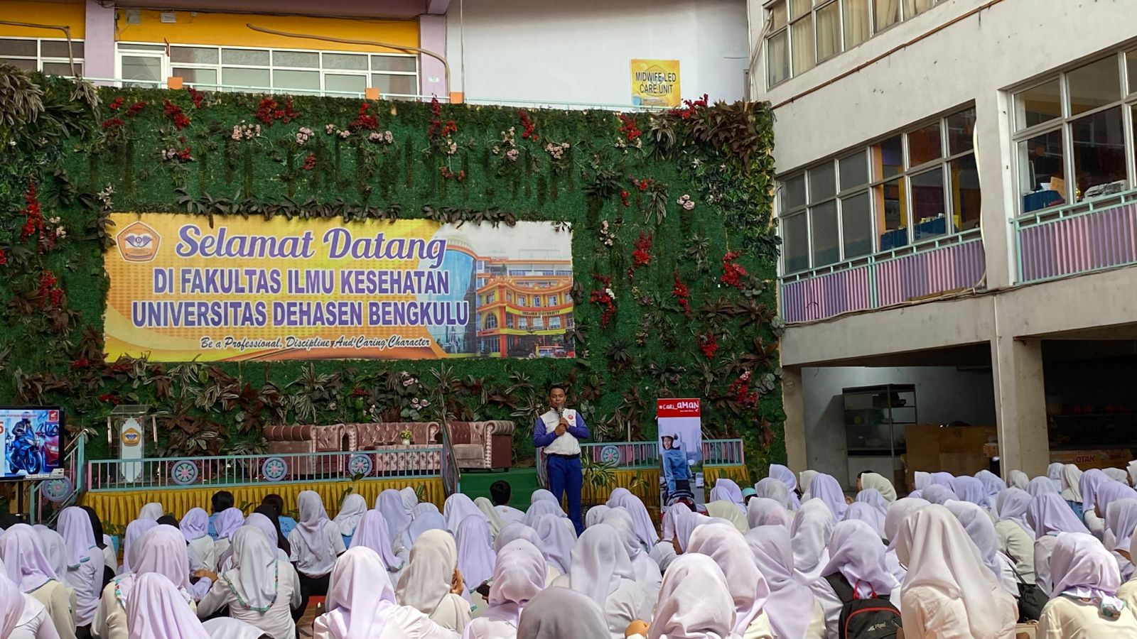  Astra Motor Begkulu Edukasi Mahasiswa Kesehatan UNIVED Terkait Safety Riding 