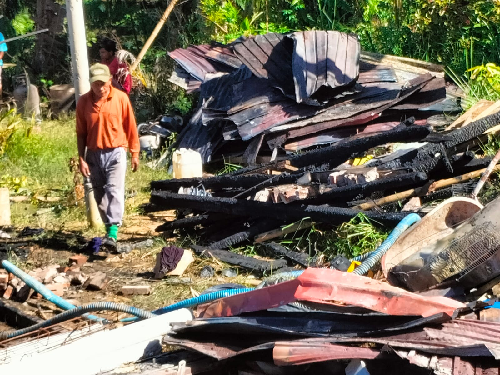 Rumah Semi Permanen di Ulok Kupai Ludes Terbakar, Kerugian Rp 80 Juta