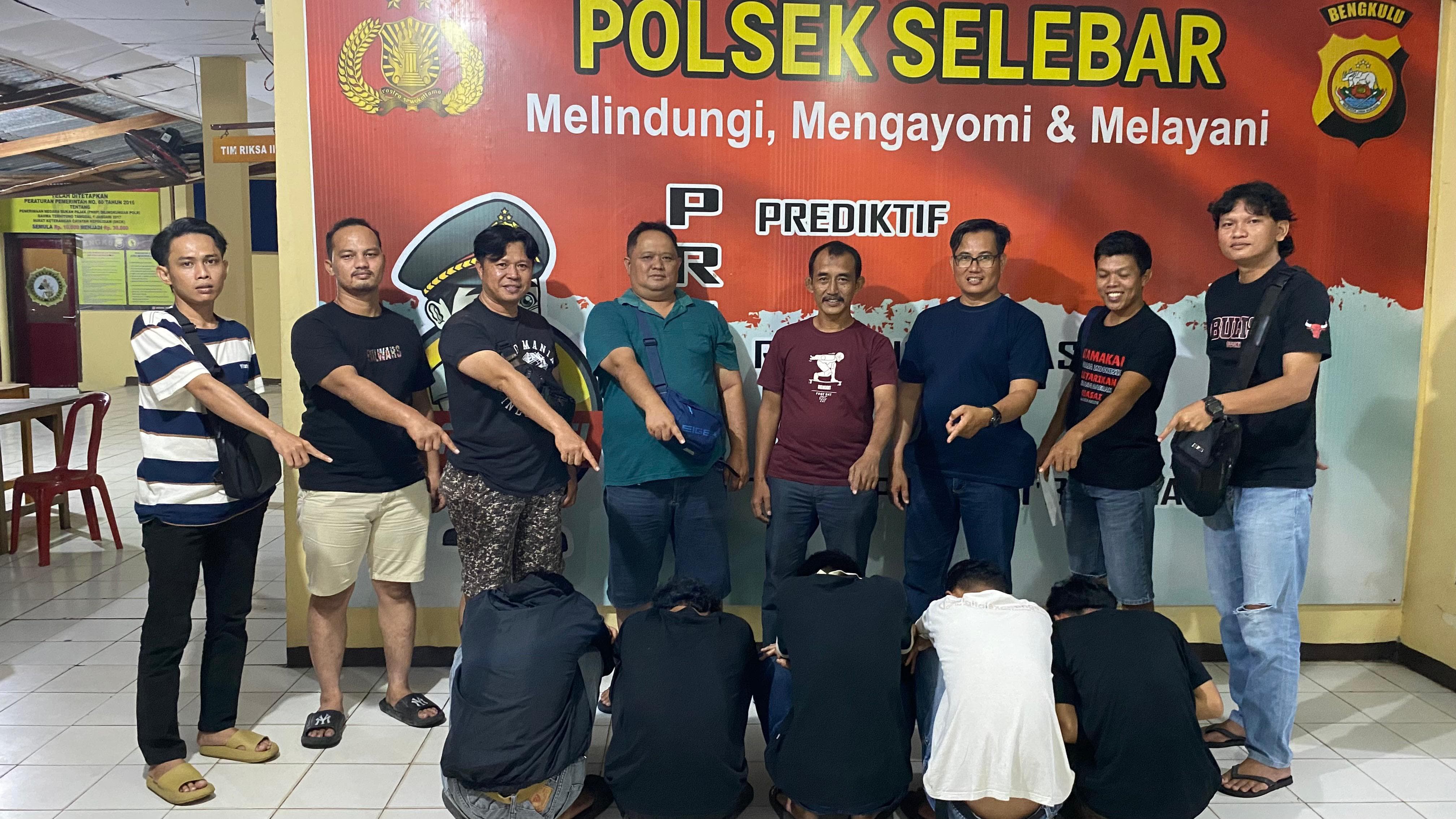 Setubuhi Anak Dibawah Umur, Lima Remaja di Kota di Bengkulu Diringkus Polisi