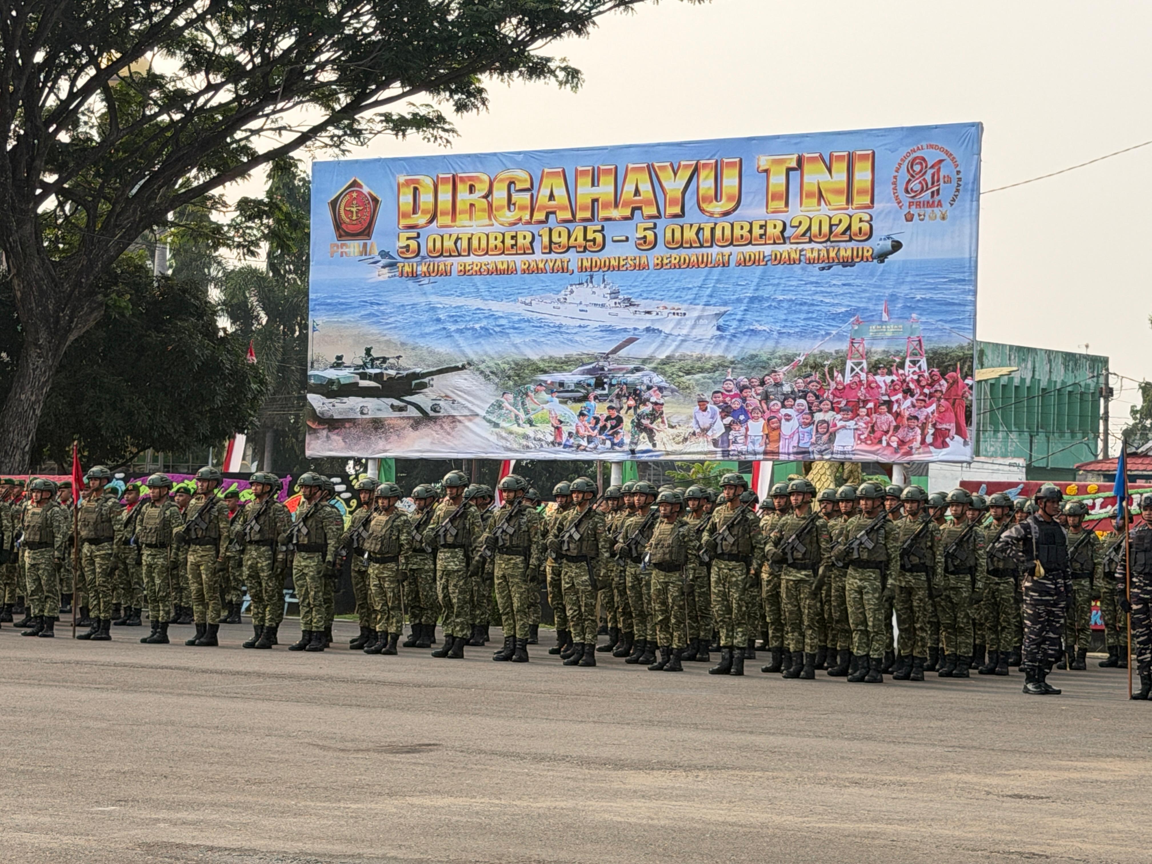 HUT ke-81 TNI, Bengkulu Teguhkan Sinergi Jaga Kedaulatan dan Stabilitas Daerah