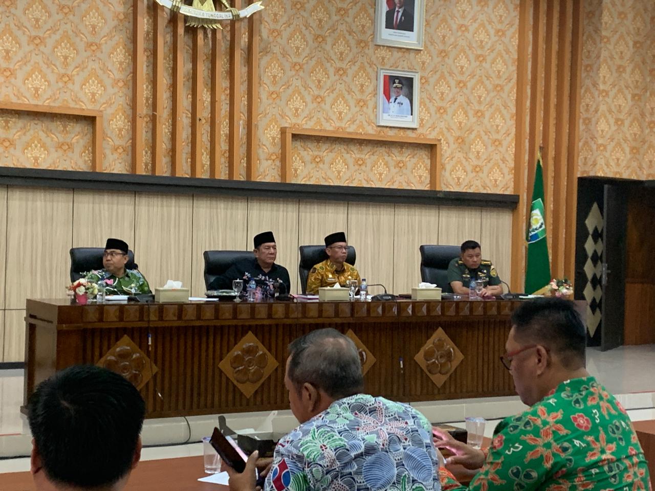 Tujuh Sekda Ikuti Rapat Jelang Pelantikan Bupati di Kantor Gubernur Bengkulu