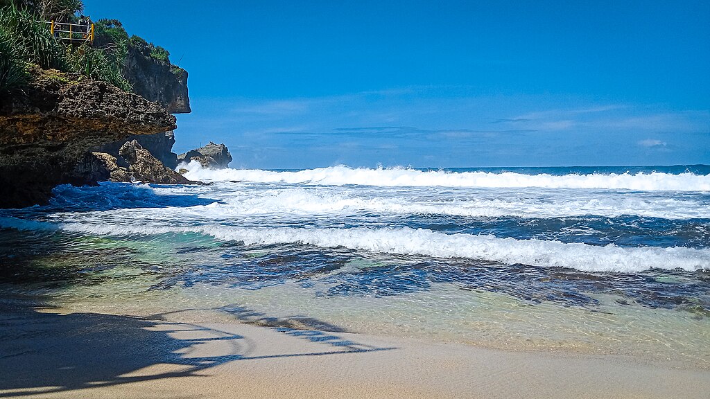 Pantai Ngobaran Gunungkidul, Jejak Kobaran Api Lokasi Pamoksan Prabu Brawijaya V