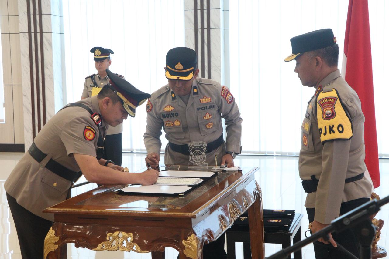 Pucuk Pimpinan Polresta Bengkulu Berganti, Kapolda Tekankan Inovasi Pelayanan