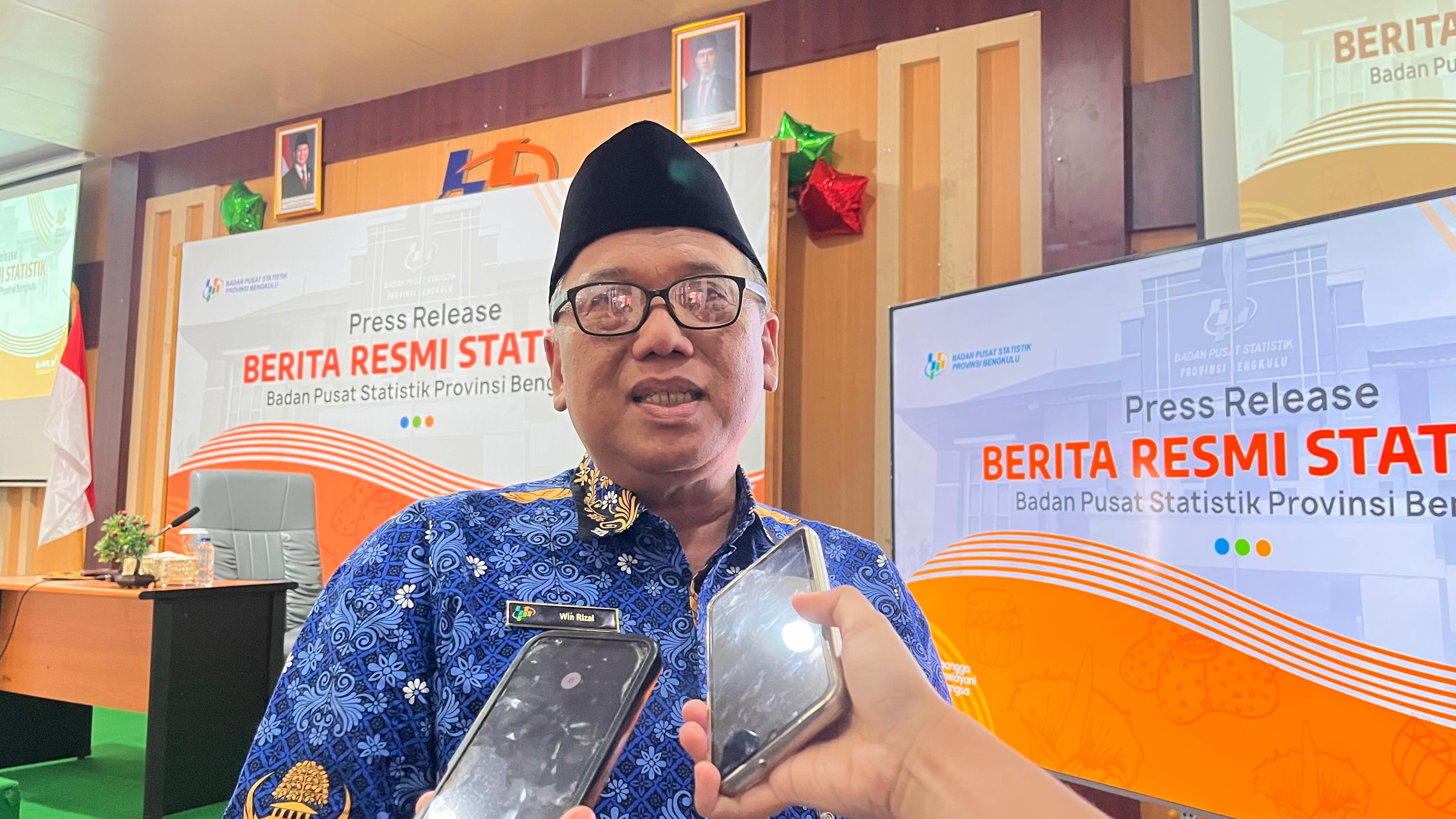 Inflasi Bengkulu 0,97 Persen, Tertinggi Kedua Secara Nasional