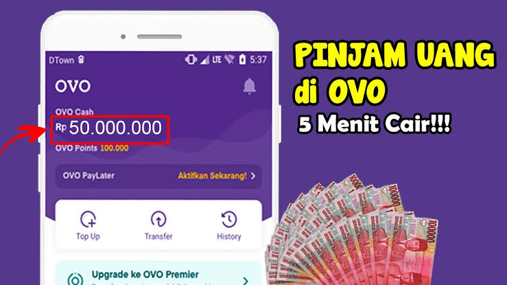 Di OVO Bisa Pinjam Uang Tanpa KTP, Langsung Cair Hingga Rp10 Juta