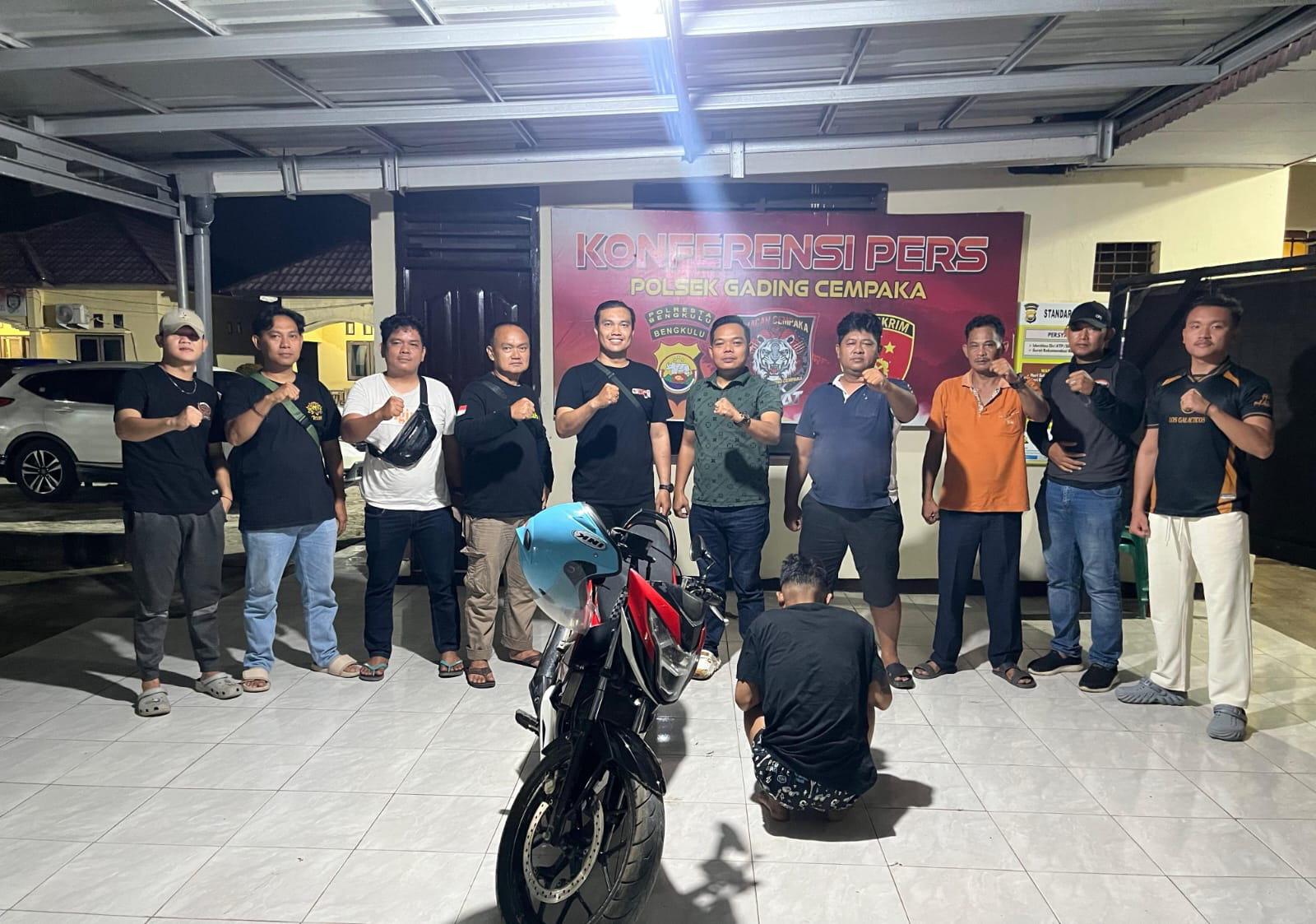 Residivis Curat Beraksi Lagi di Mukomuko, Polsek Sungai Rumbai Berhasil Amankan Barang Bukti Motor Sonic