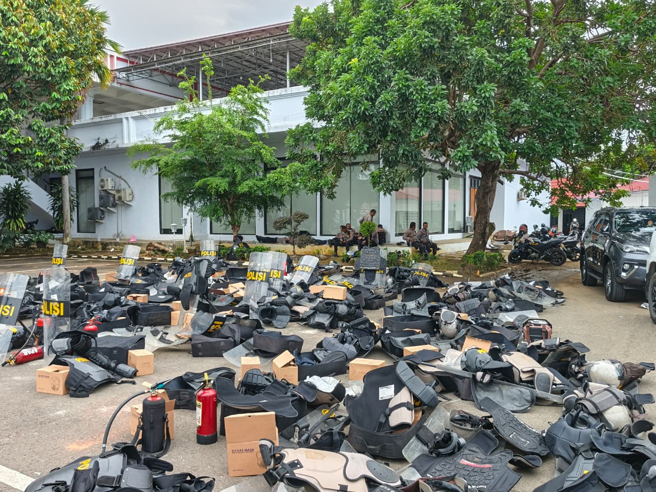 1000 Personel Gabungan Disiagakan Amankan Aksi Mahasiswa di DPRD Provinsi Bengkulu