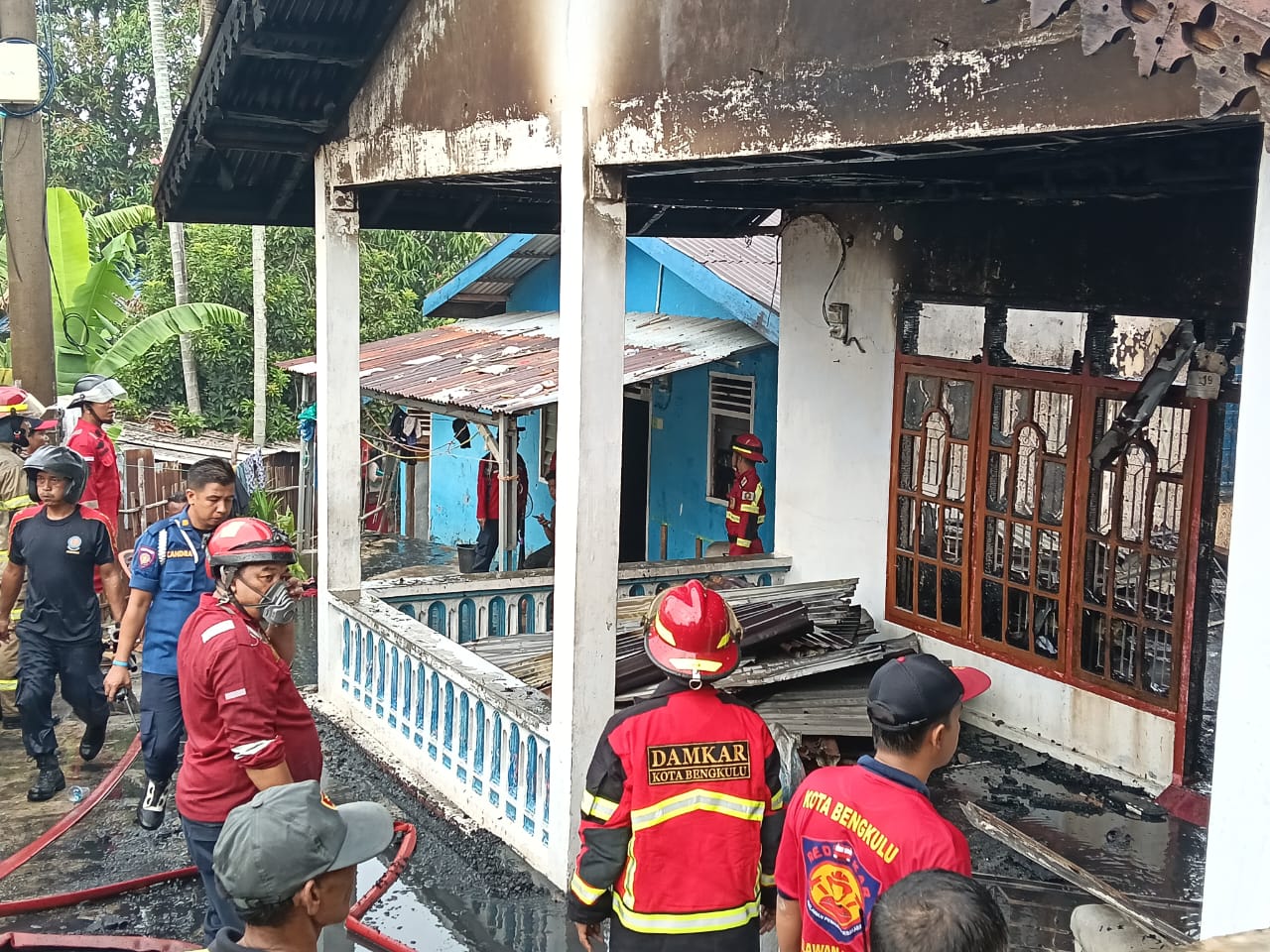 Rumah Warga di Penurunan Hangus Terbakar, Diduga Akibat Anak Bermain Api
