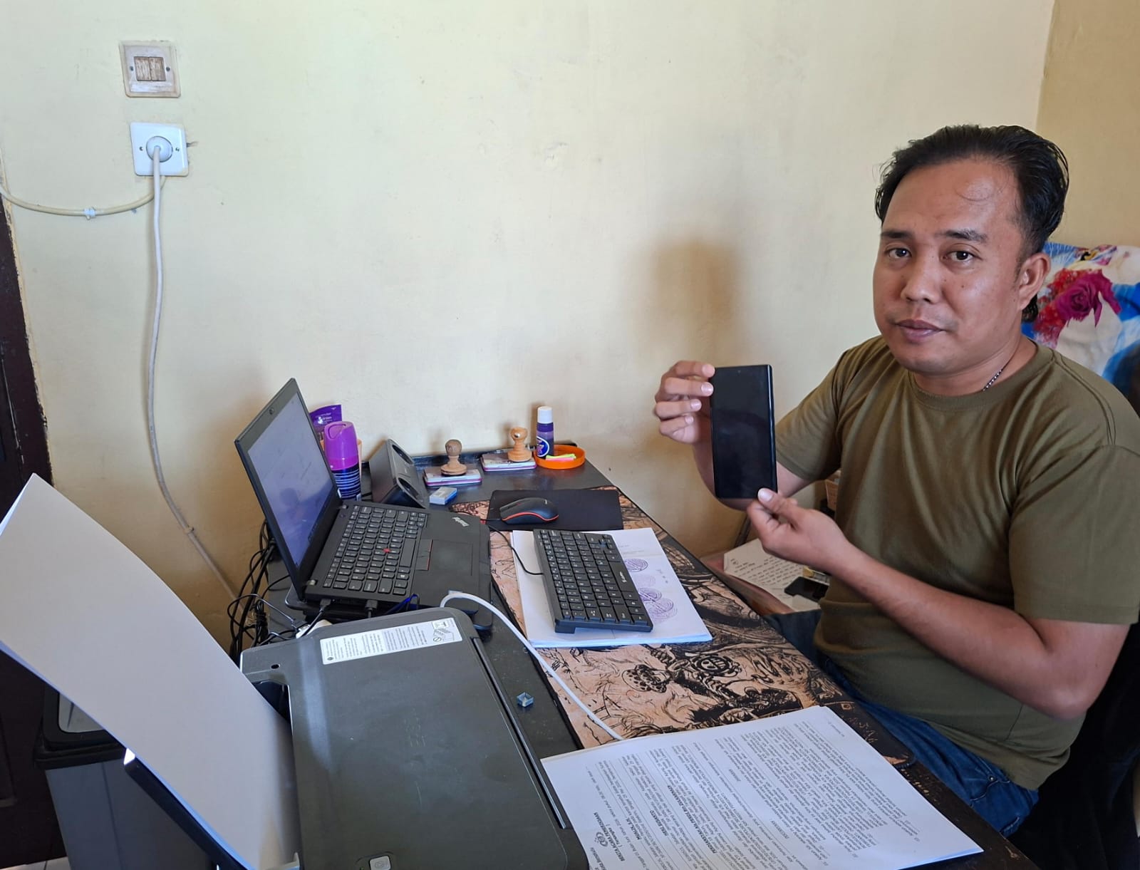 Curi HP yang Sedang Dicas di Warung, Pemuda Asal Empat Lawang Dibekuk di Tebeng