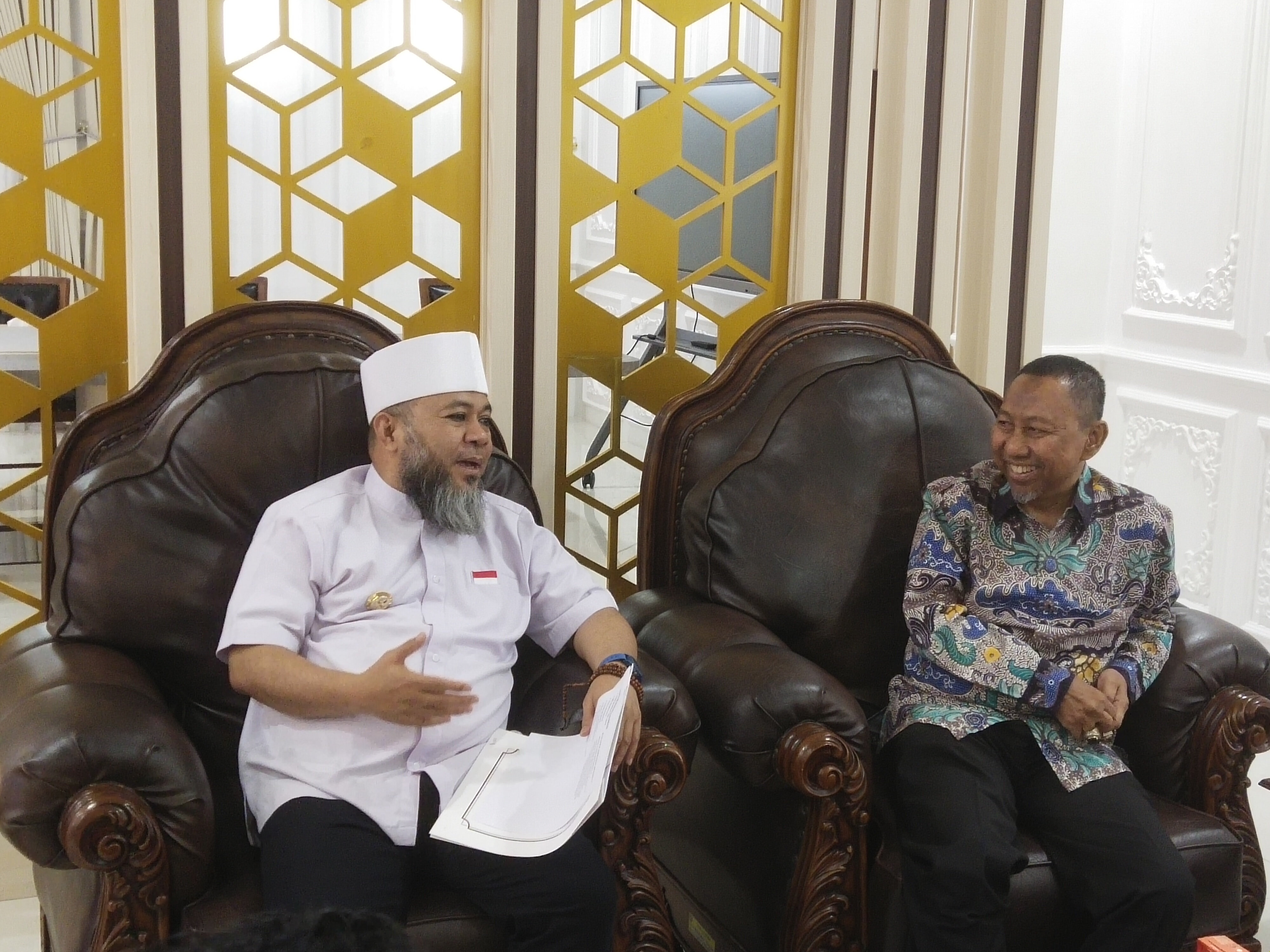 Helmi Hasan Sambut Kepala Kanwil DJPb Bengkulu, Sinergi Pembangunan Diperkuat
