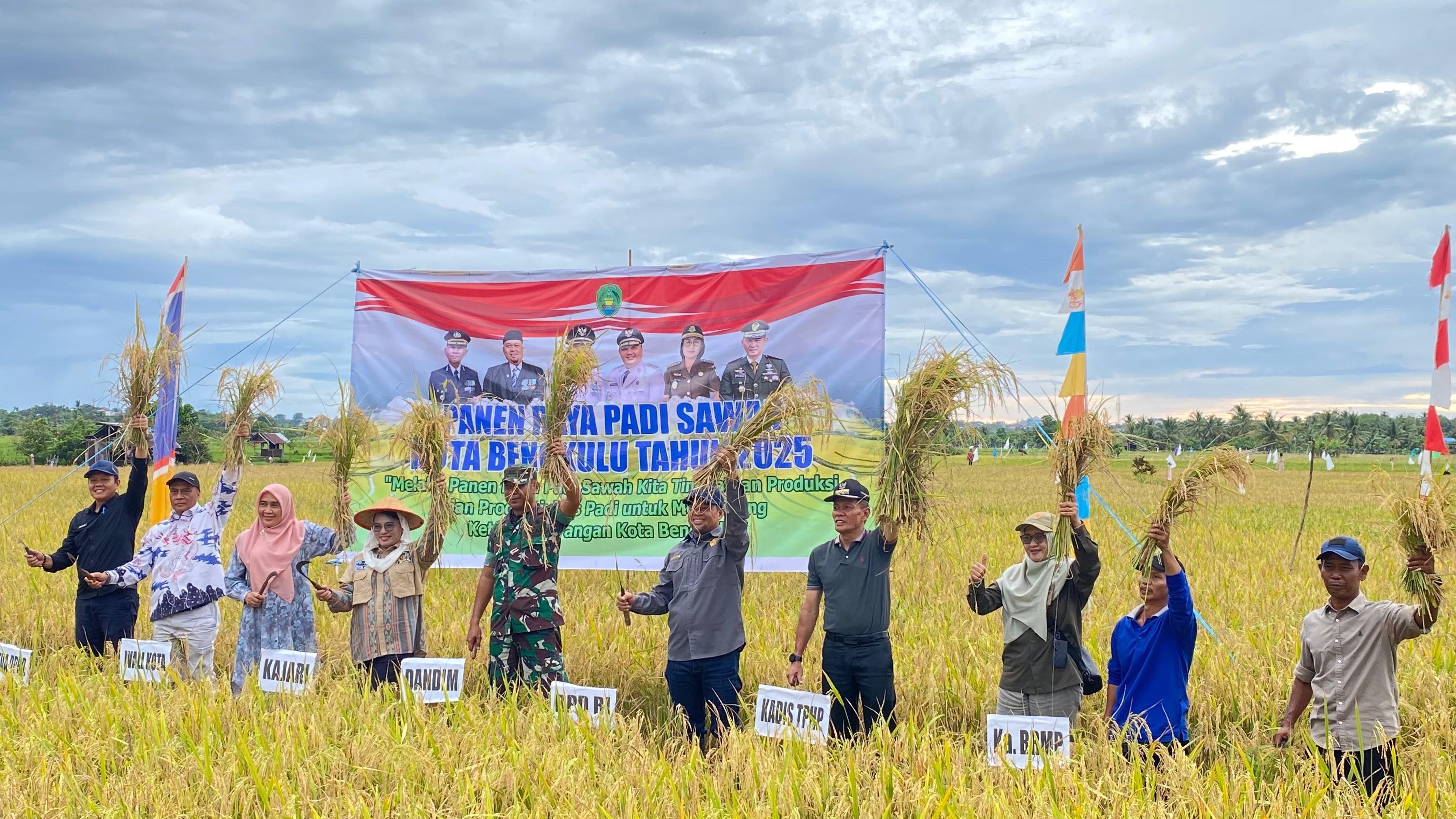 Hadiri Panen Raya, DPD RI Dukung Swasembada Pangan dari Bengkulu