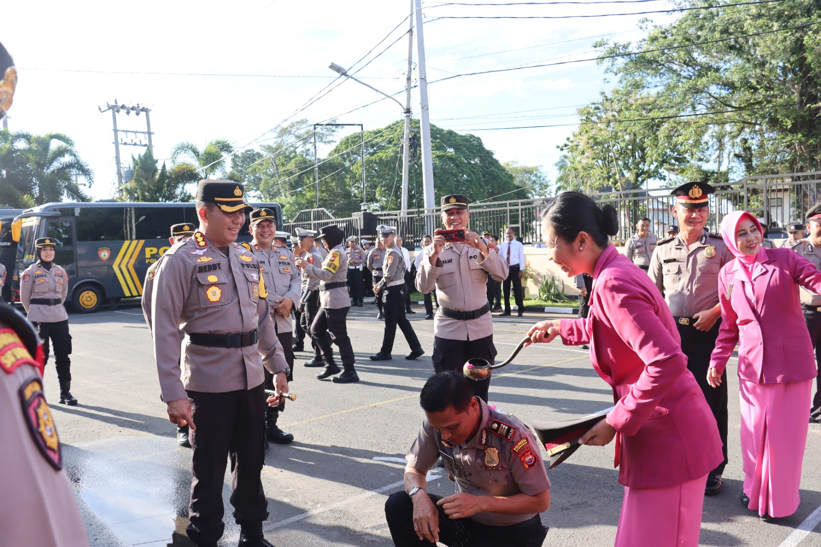 Puluhan Personel Polresta Bengkulu Naik Pangkat, Ini Pesan Kapolresta 