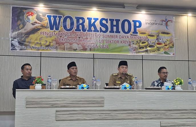 Pelaku Ekraf Mukomuko Siap Berkembang, Disparpora Gelar Workshop Pengembangan Kompetensi