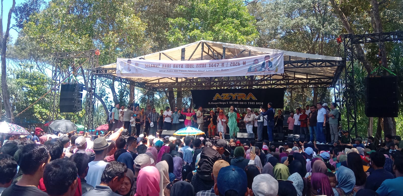 Hiburan Rakyat Persembahan Bupati Dipadati Warga Seluma 