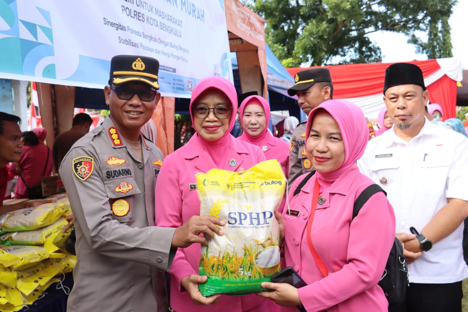 Polresta Bengkulu Gelar Gerakan Pangan Murah, Sembako Dibanderol di Bawah Harga Pasar