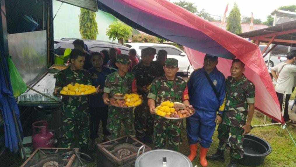 Program Dapur Masuk Sekolah Kodam II/Sriwijaya di Kota Bengkulu Bantu Tangani Stunting