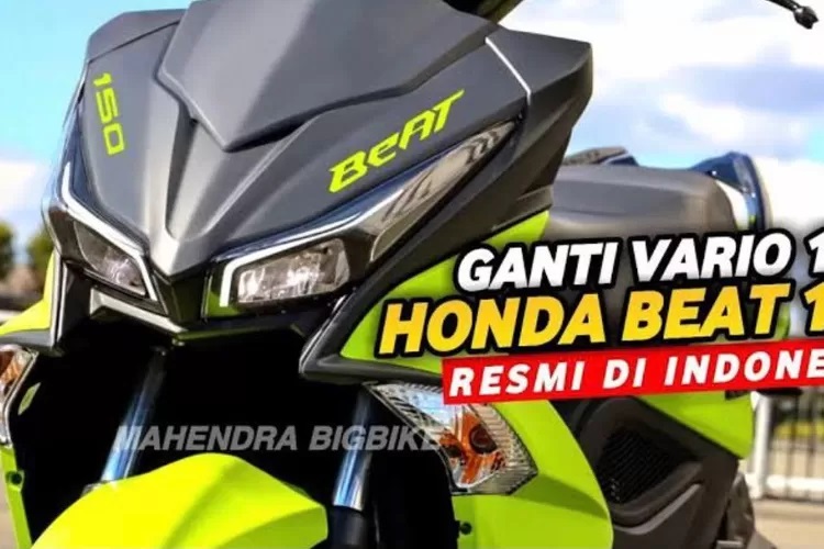 New Honda Beat 150 Dirilis! Desainnya Makin Futuris dan Agresif