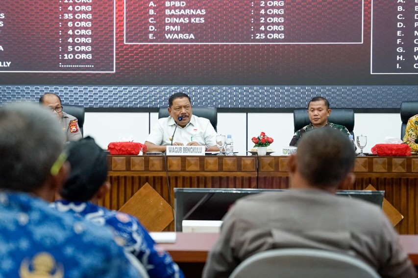 Pemprov Bengkulu dan Korem 041/Gamas Siaga Hadapi Ancaman Megathrust