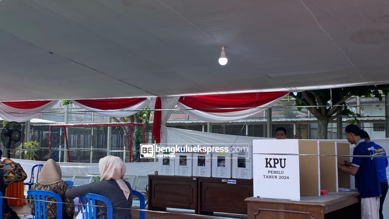 Menang Telak, 441 Warga Binaan Lapas Bengkulu Pilih Prabowo - Gibran Jadi Presiden 