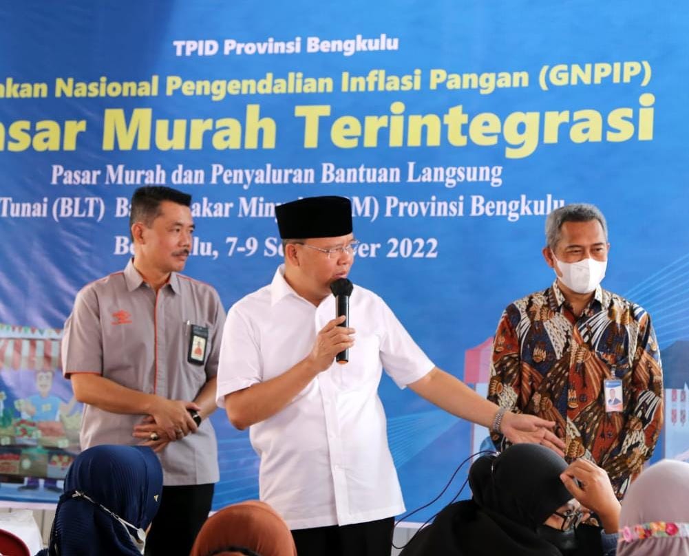 Inflasi Tinggi, TPID Provinsi Bengkulu Gelar Pasar Murah Terintegrasi