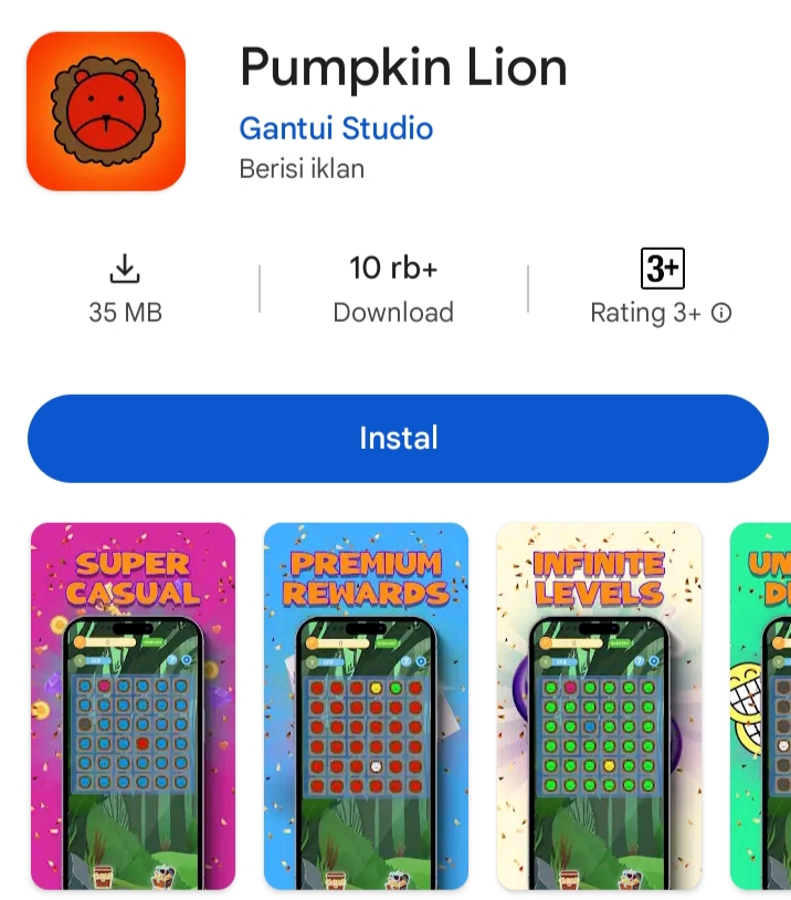 Aplikasi Game Pumpkin Lion Penghasil Saldo DANA Gratis, Benarkah Terbukti Membayar?