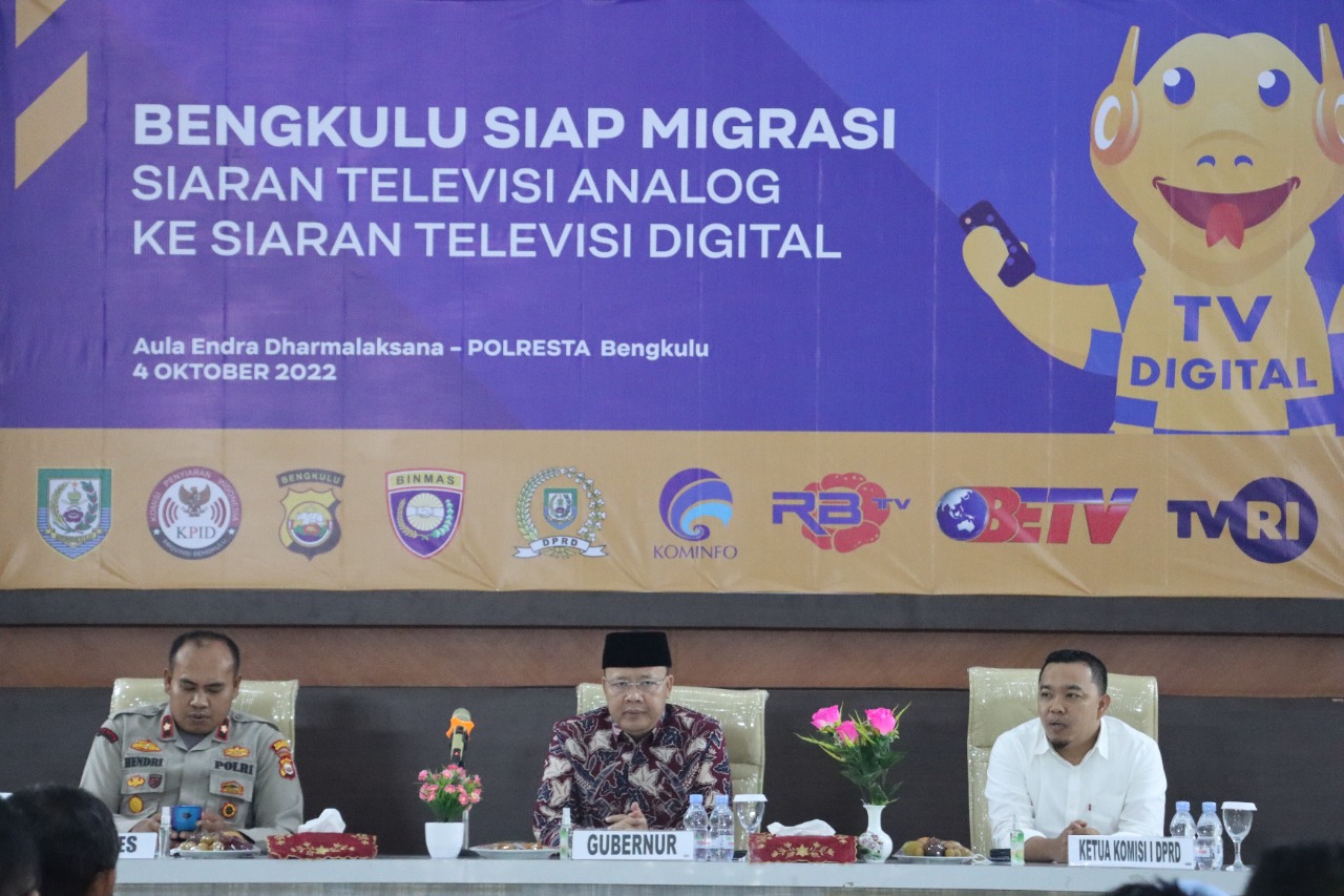 Sosialisasi Migrasi TV Digital, KPID Gandeng Kepolisian, Fonika: Sasaran Awal 2 Wilayah di Bengkulu  