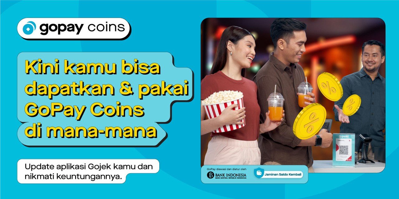 Gopay Coins, Kini Kamu Bisa Dapatkan dan Pakai di Mana-Mana!