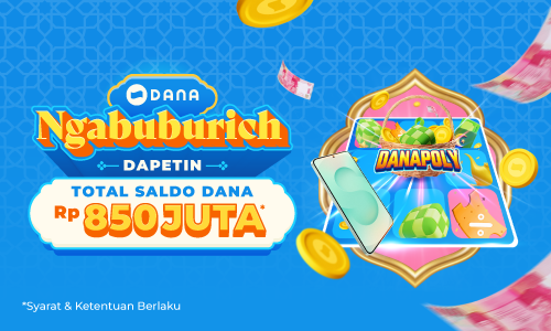 Main DANAPoly Selama Ngabuburich Dapetin Saldo DANA Hingga Rp850.000.000