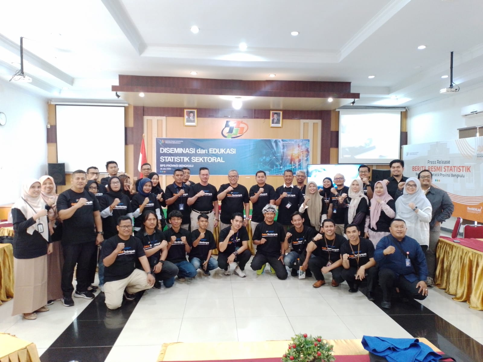 BPS Bengkulu Perkuat Literasi Data Statistik Lewat Jurnalis dan Humas Instansi 