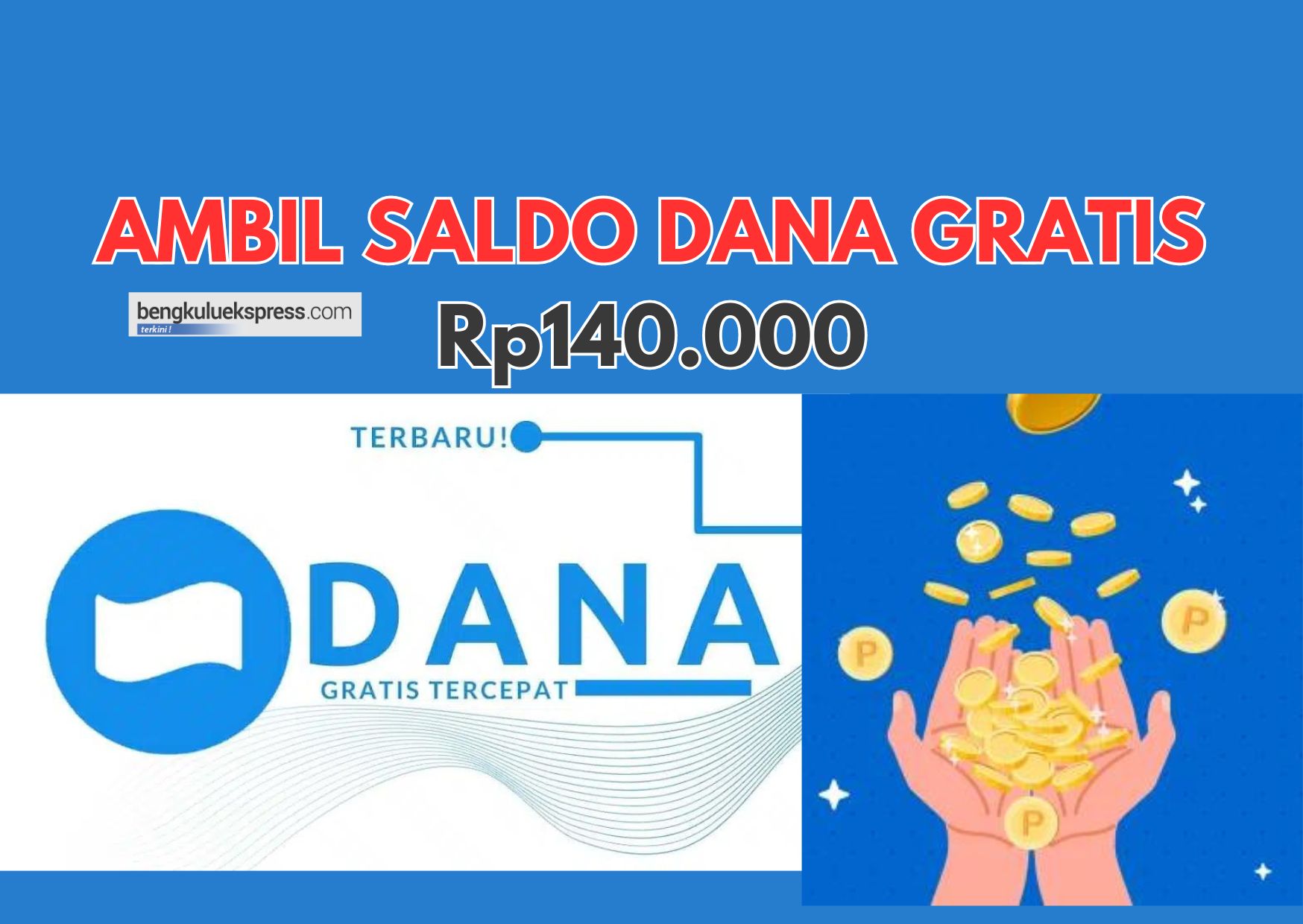 Tanpa Harus Pinjam Uang di DANA, Saldo DANA Gratis Tiap Hari Cair Rp140.000 Masuk Dompet Digital