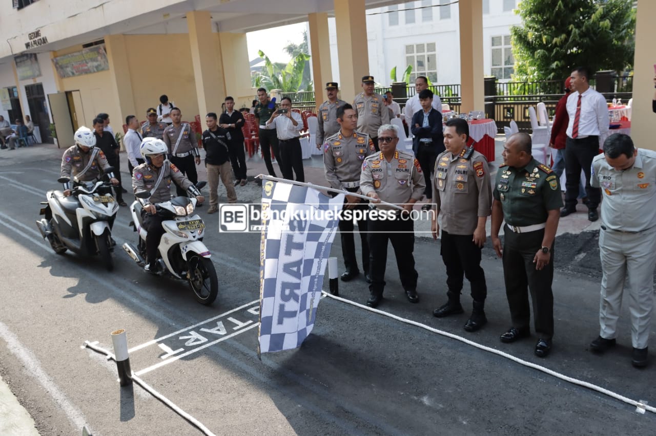 Uji Praktek SIM Makin Mudah, Satlantas Polresta Bengkulu Launching Sistem Baru