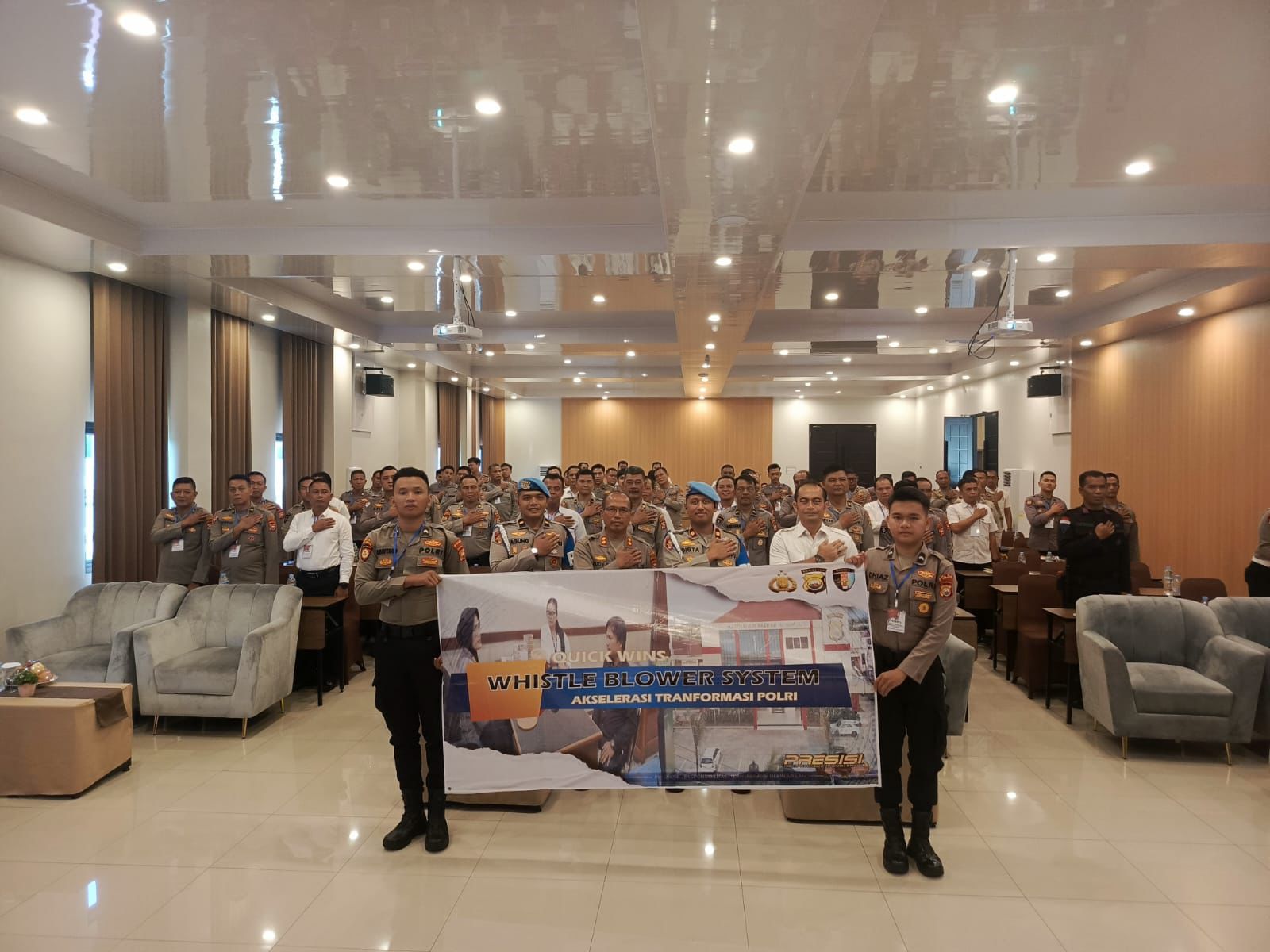 Bidpropam Polda Bengkulu Gelar Sosialisasi Whistle Blower System dan SP4N LAPOR