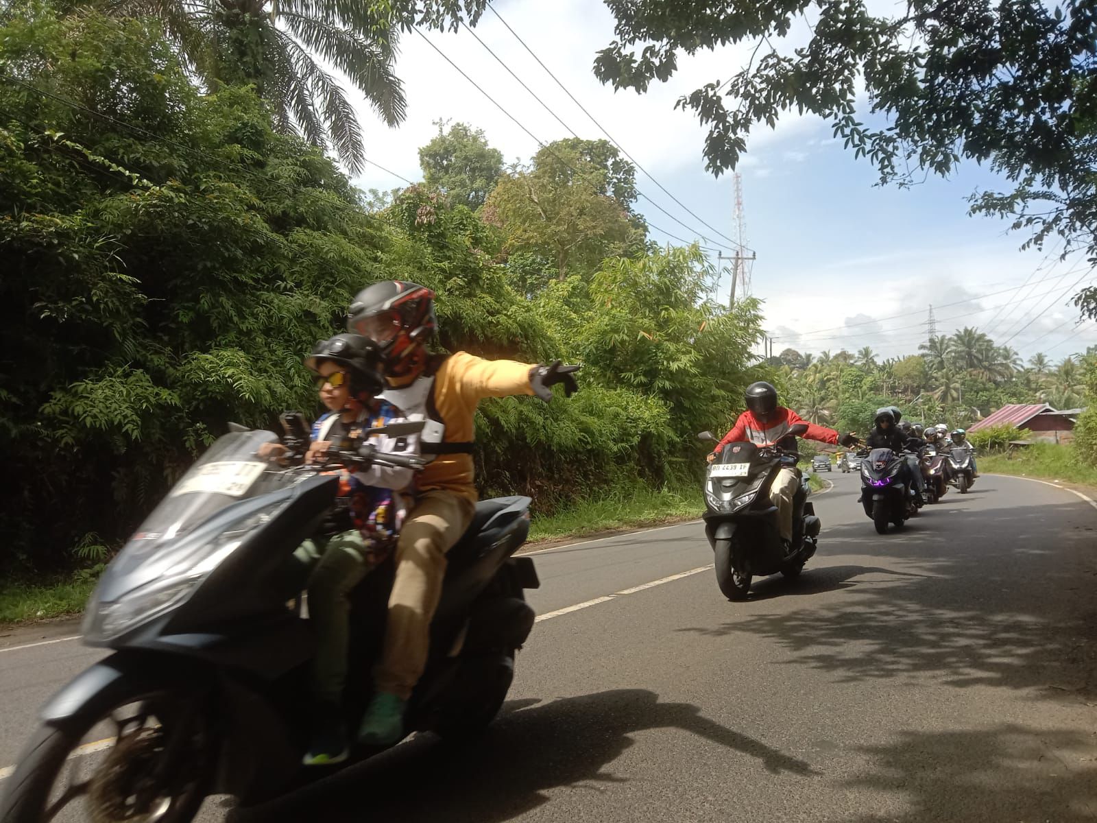 Astra Motor Bengkulu Gelar Ngasab, Touring Keluarga Komunitas Honda PCX