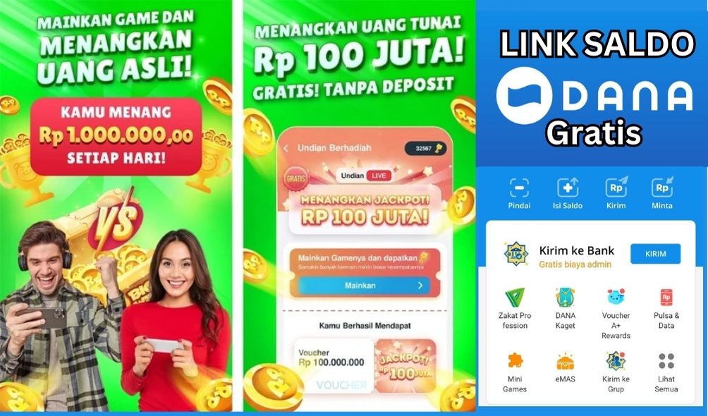 Link Saldo Dana Gratis Dapat Rp 75 Ribu: Mainkan Game Penghasil Uang Tanpa Deposit