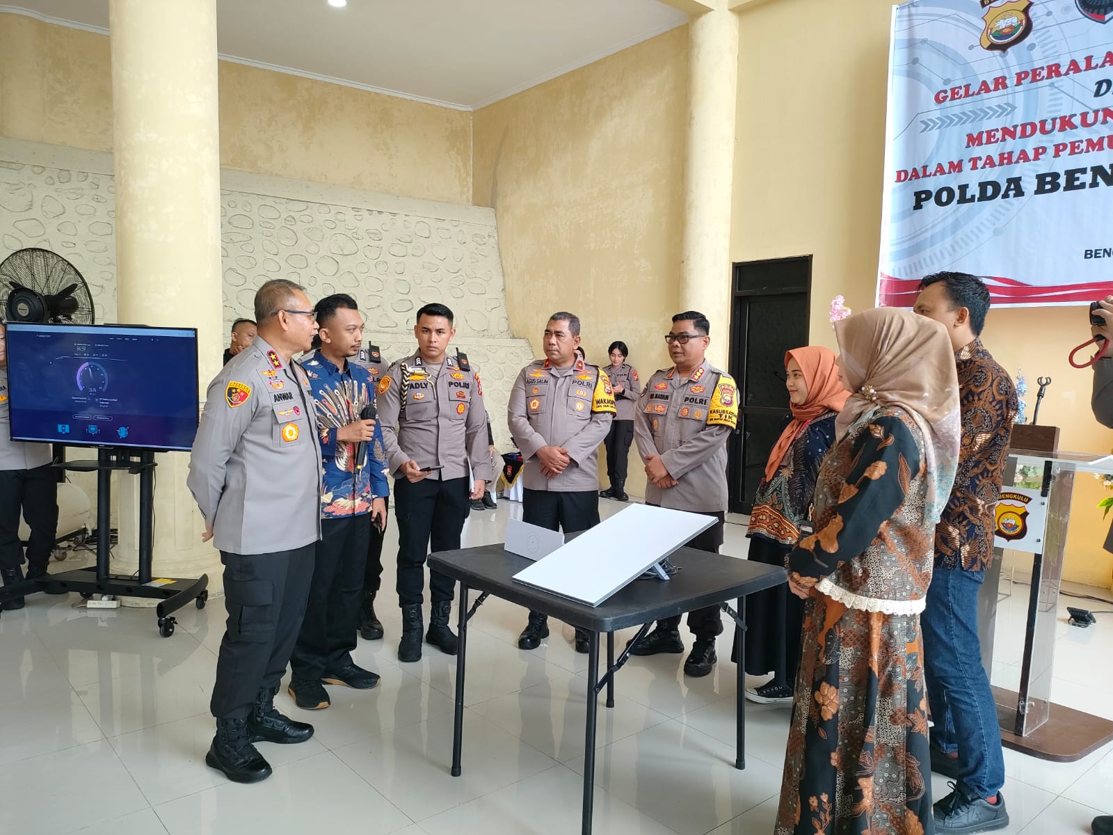 Perkuat Jaringan Internet, Polda Bengkulu Jalin Kerja Sama Dengan Telkomsel