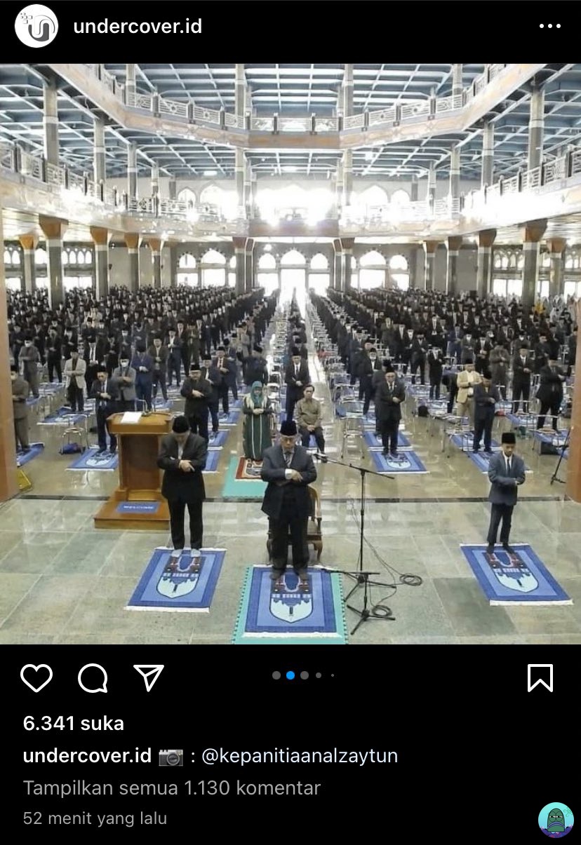 Pesantren Al Zaytun Bikin Geger Sholat Idul Fitri Laki Laki Dan