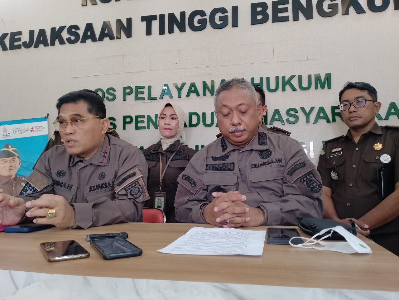 Kejati Bengkulu Bengkulu Tangani 4 Kasus Korupsi, Selamatkan Uang Negara Belasan Miliar