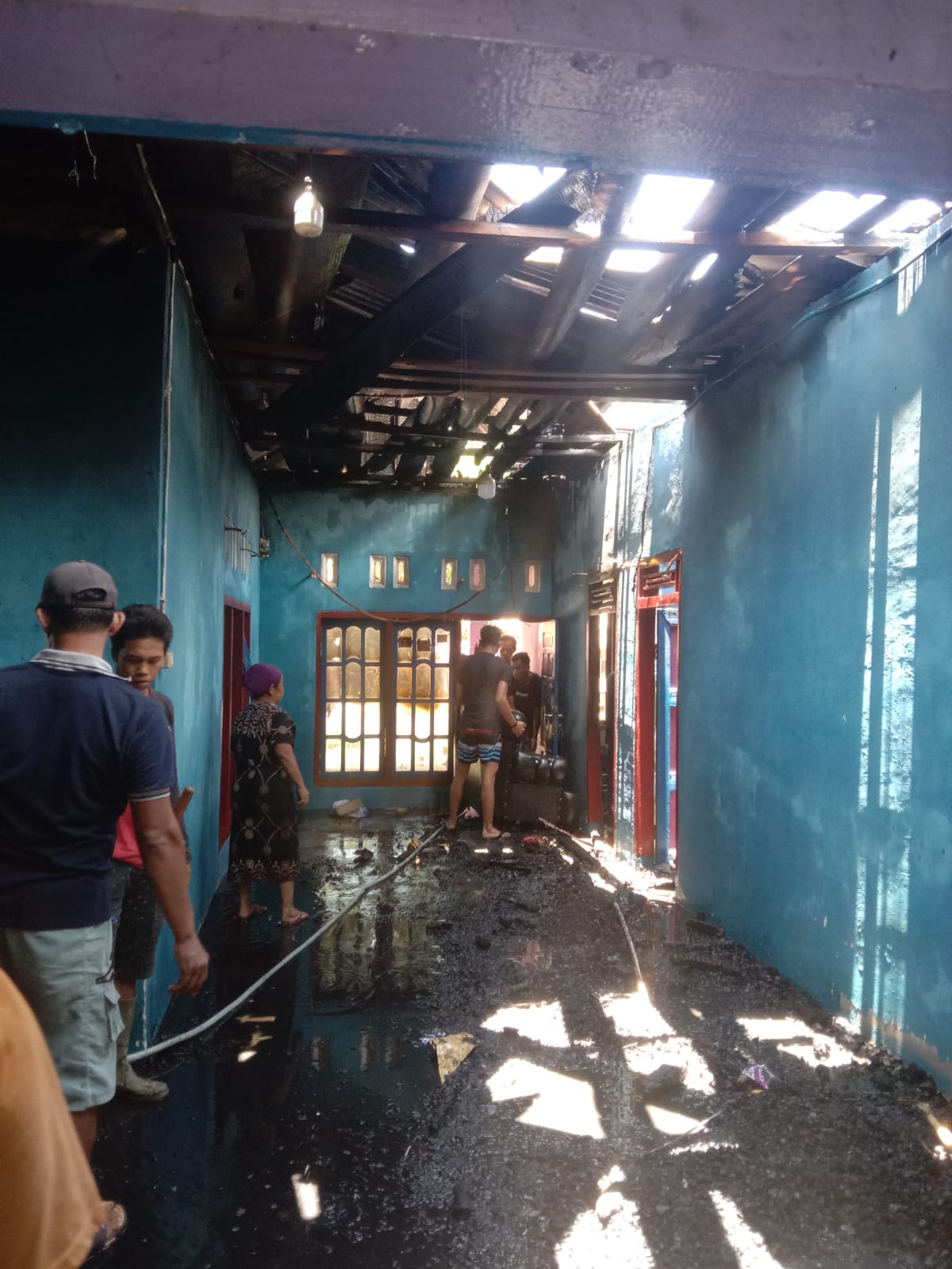 Akibat Arus Pendek, 1 Unit Rumah Warga Bengkulu Utara Ludes Terbakar
